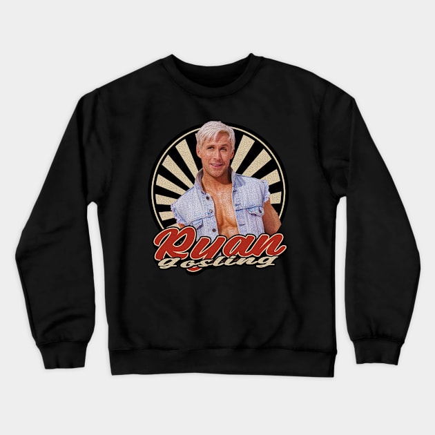 Vintage Circle Ryan Goslin Crewneck Sweatshirt by Motor Ilang